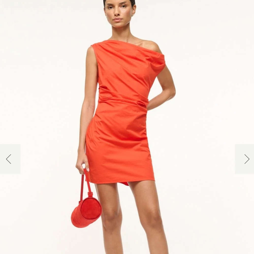 STAUD MINI PHARE DRESS CAYENNE